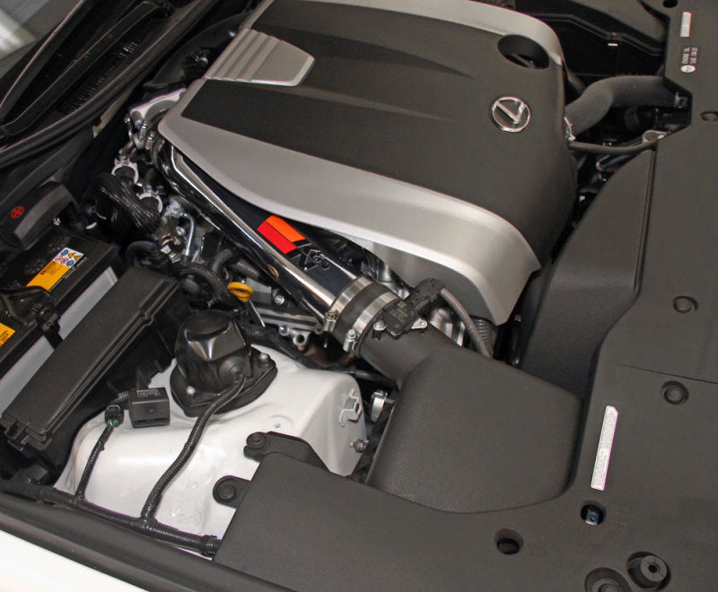 K&N 69 Series Performance Typhoon Intake Kit - Polished for 13-14 Lexus GS350 3.5L V6 - DTX Performance