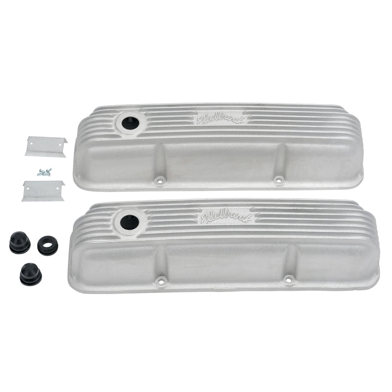 Edelbrock Valve Cover Classic Series Ford 1958-1976 FE V8 Satin - DTX Performance