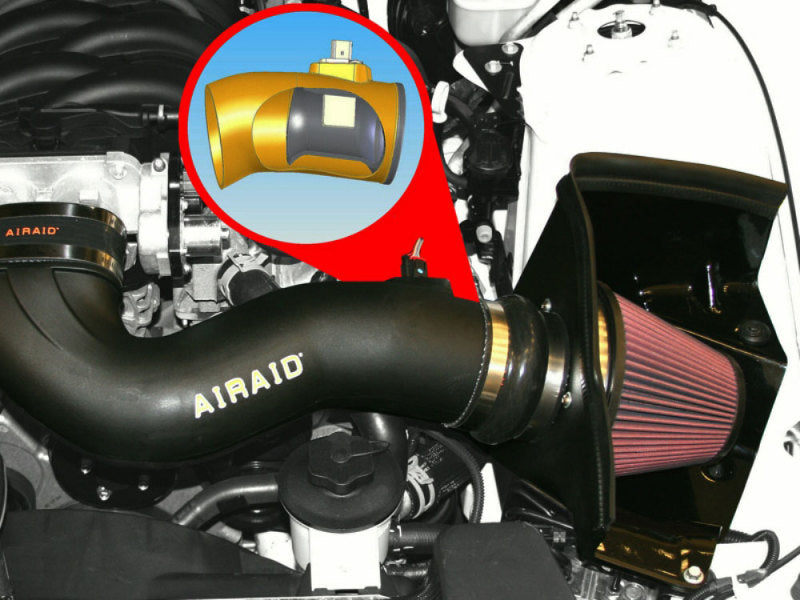 Airaid 05-09 Mustang GT 4.6L MXP Intake System w/ Tube (Dry / Red Media) - DTX Performance