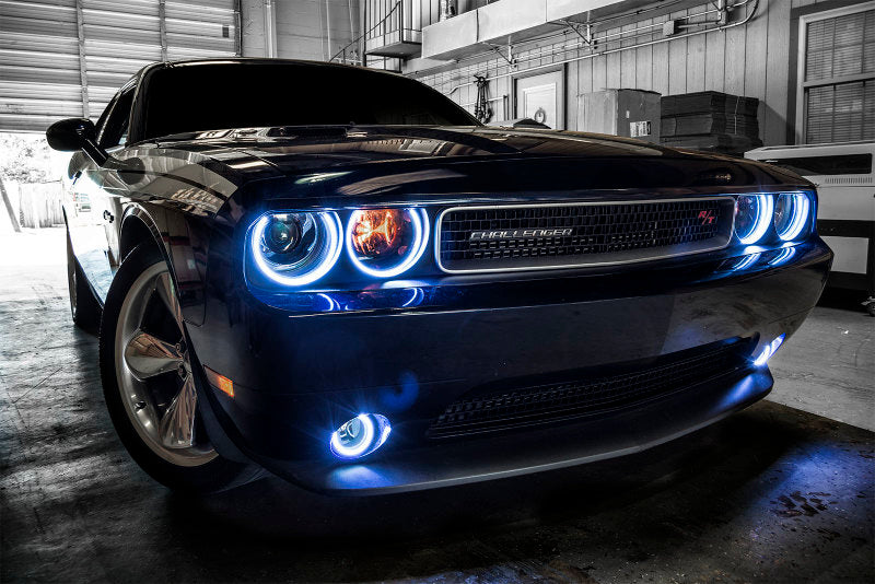 Oracle 08-14 Dodge Challenger Dynamic Surface Mount Headlight Halo Kit - ColorSHIFT - Dynamic - DTX Performance