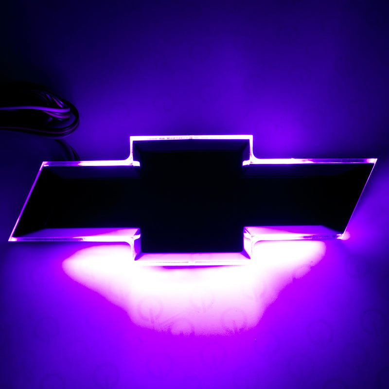 Oracle Illuminated Bowtie - Flat Black Center - Dual Intensity - UV/Purple - DTX Performance