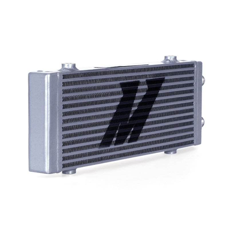 Mishimoto Universal Medium Bar and Plate Dual Pass Silver Oil Cooler - DTX Performance