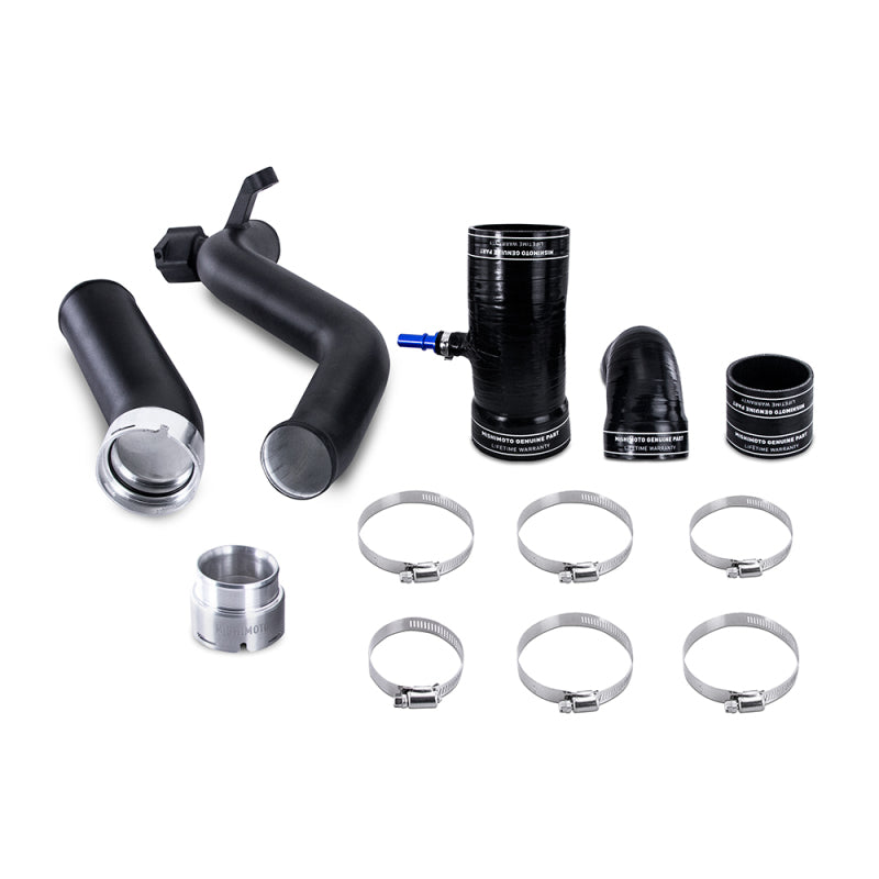 Mishimoto 2019+ Ford Ranger 2.3L Intercooler Pipe & Boot Kit - Micro-Wrinkle Black - DTX Performance