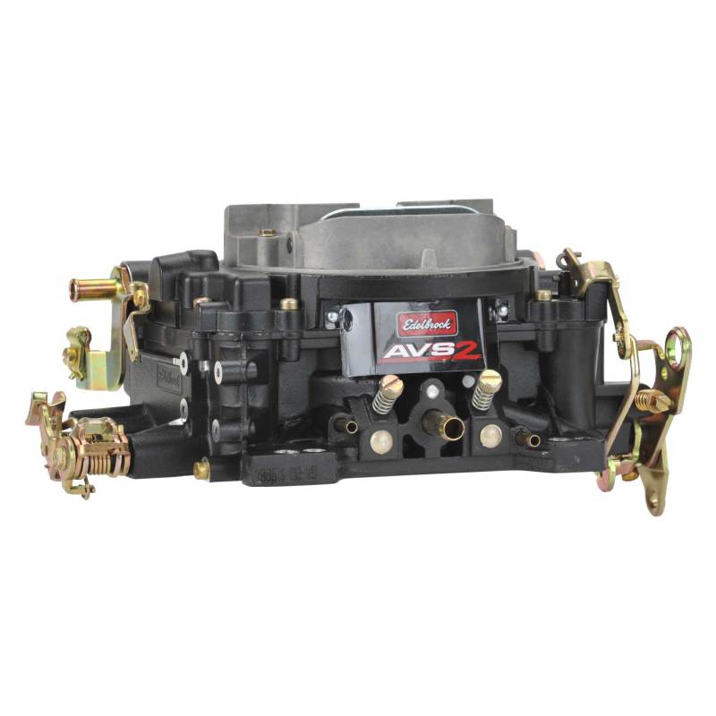 Edelbrock Carburetor AVS2 Series 650 CFM Manual Choke Black Powder Coated (Non-EGR) - DTX Performance