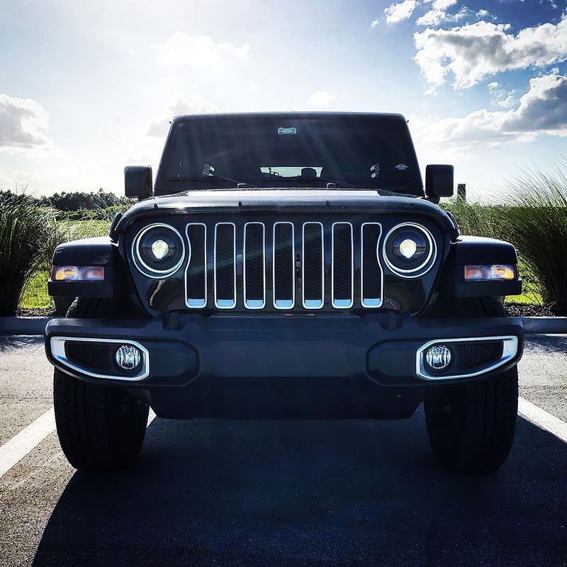 Oracle Jeep JL/Gladiator JT Oculus Switchback Bi-LED Projector Headlights - Amber/White Switchback - DTX Performance