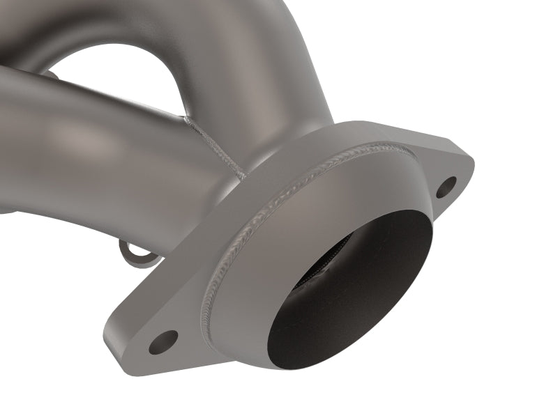 aFe Twisted Steel Shorty Header 11-17 Ford Mustang V6-3.7L - Titanium Coat Finish - DTX Performance