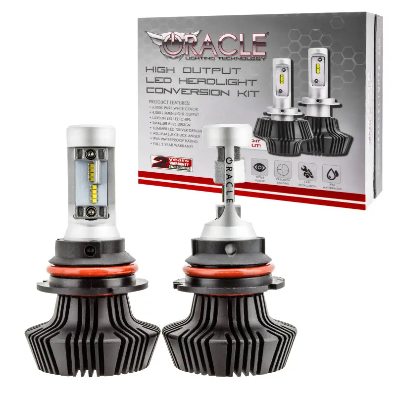 Oracle 9007 4000 Lumen LED Headlight Bulbs (Pair) - 6000K - DTX Performance