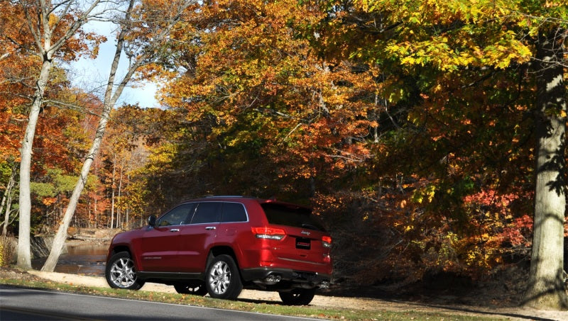 Corsa 14-16 Jeep Grand Cherokee Summit Edition Polished 2.5in Dual Rear Exit Cat-Back Exhaust - DTX Performance