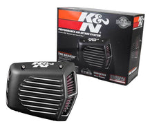 Load image into Gallery viewer, K&amp;N Street Metal Intake System for 08-16 Harley Davidson Touring Models - Shaker Black - DTX Performance