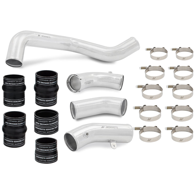 Mishimoto 17-19 GM 6.6L L5P Intercooler Pipe and Boot Kit Polished - DTX Performance