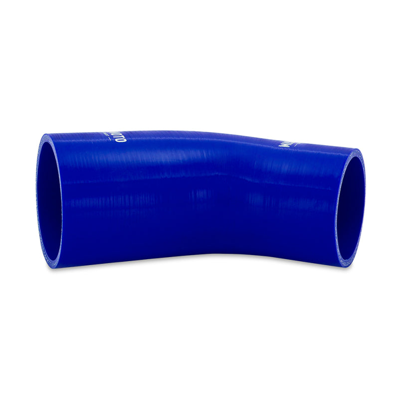 Mishimoto Silicone Reducer Coupler 45 Degree 2in to 2.25in - Blue - DTX Performance