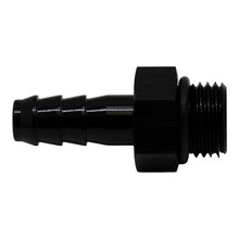 Load image into Gallery viewer, DeatschWerks 6AN ORB Male to 5/16in Male Triple Barb Fitting (Incl O-Ring) - Anodized Matte Black - DTX Performance