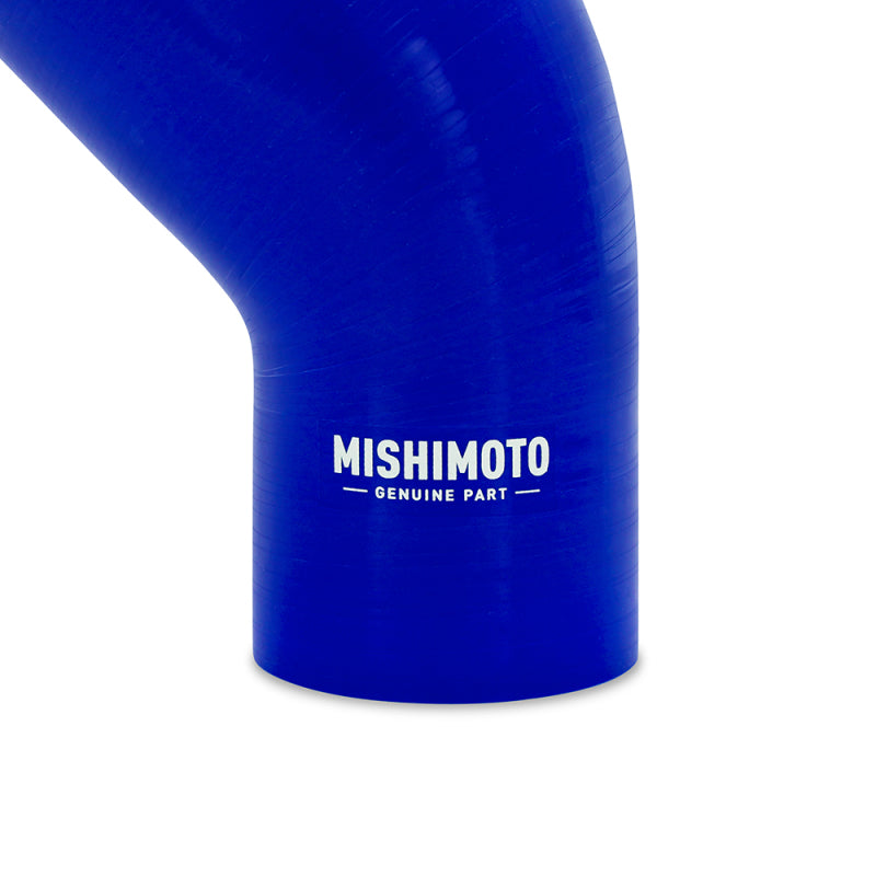 Mishimoto Silicone Reducer Coupler 45 Degree 3in to 4in - Blue - DTX Performance