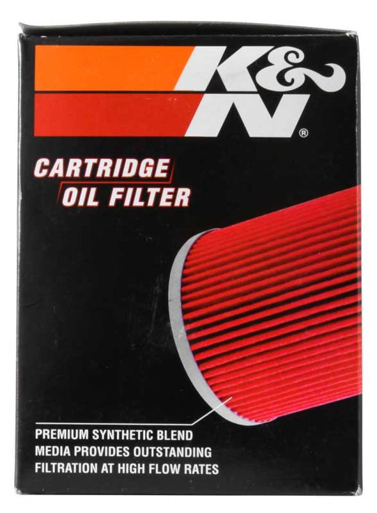 K&N Can/AM Spyder RT 998/ Buell 1125R -2.2219in OD x 0.969in ID x 3.813in H Oil Filter - DTX Performance