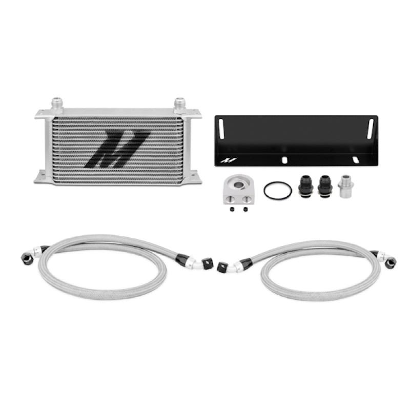 Mishimoto 79-93 Ford Mustang 5.0L Oil Cooler Kit - Silver - DTX Performance