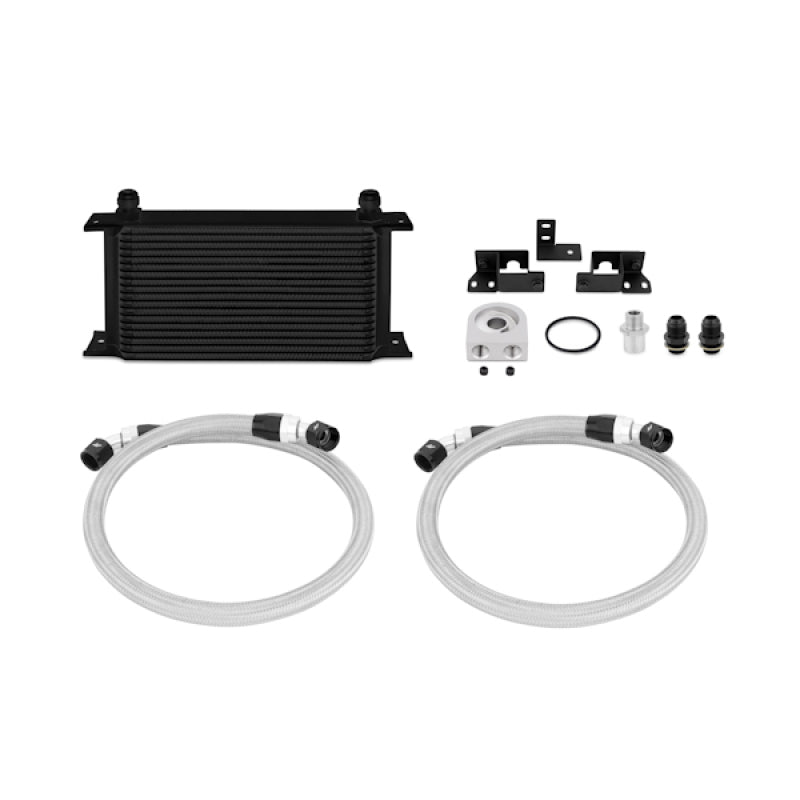 Mishimoto 07-11 Jeep Wrangler JK Oil Cooler Kit - Silver - DTX Performance