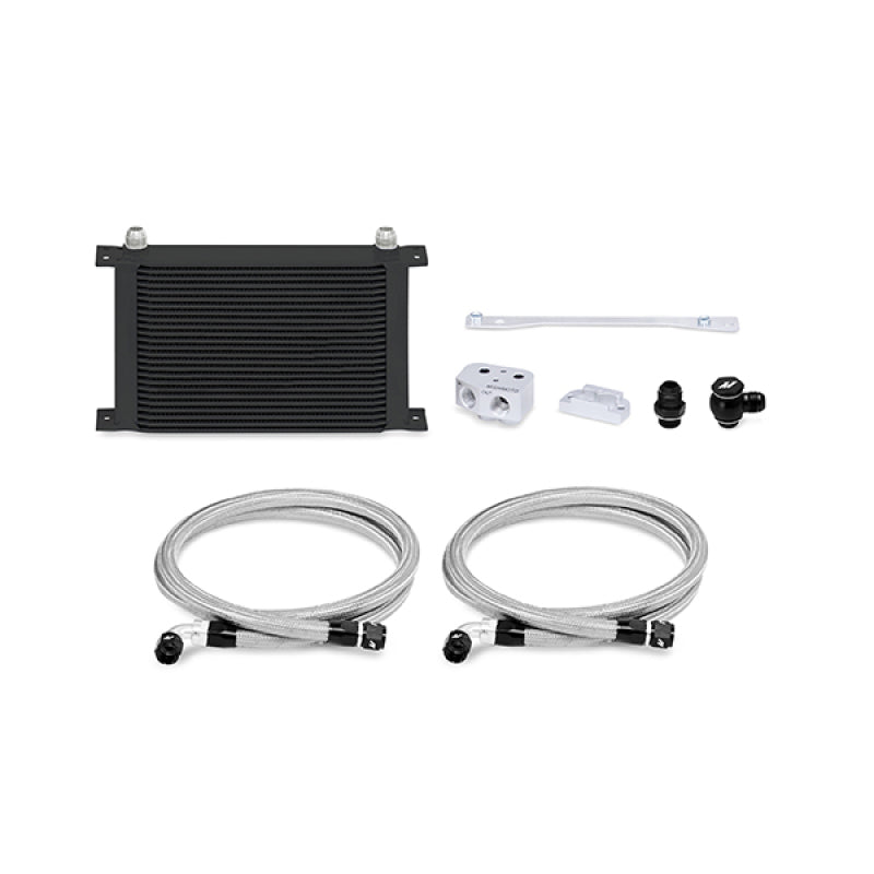 Mishimoto 04-06 Pontiac GTO 5.7L/6.0L Oil Cooler Kit - Silver - DTX Performance