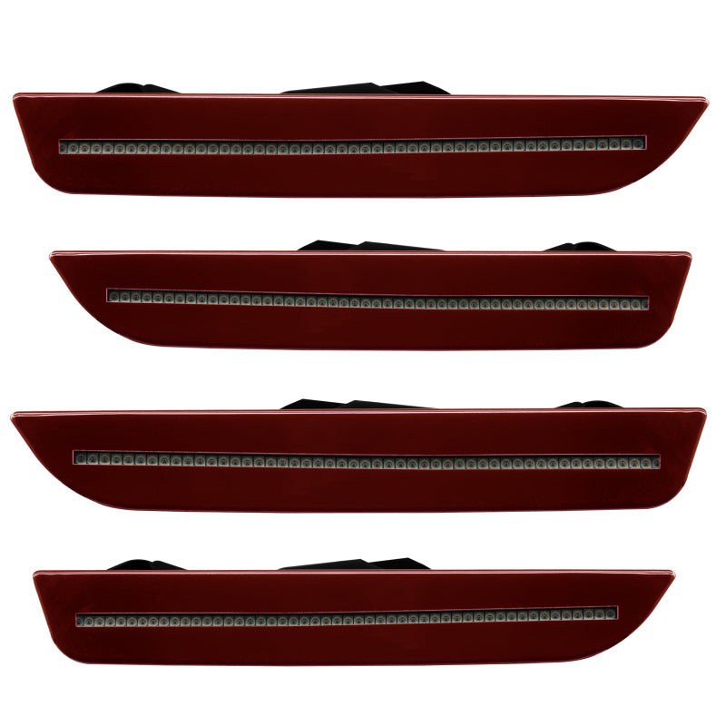 Oracle 10-14 Ford Mustang Concept Sidemarker Set - Tinted - Lava Red Metallic (UZ) - DTX Performance