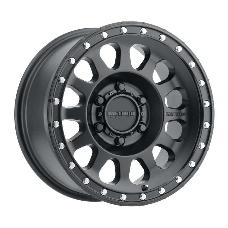 Method MR315 17x9 -12mm Offset 6x5.5 106.25mm CB Matte Black Wheel - DTX Performance