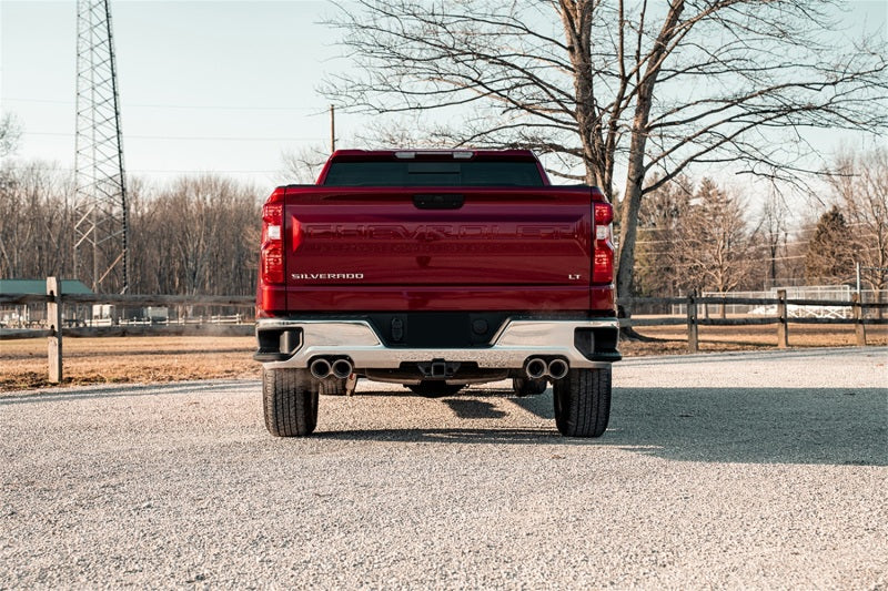 Corsa 19-23 Chevrolet Silverado 1500 5.3L 147.5in Wheel Base Cat-Back Dual Rear 4in Polish Tips - DTX Performance