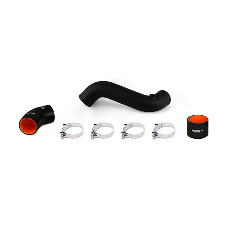 Mishimoto 2015 Ford Mustang EcoBoost 2.3L Intercooler Cold Side Wrinkle Black Pipe and Boot Kit - DTX Performance