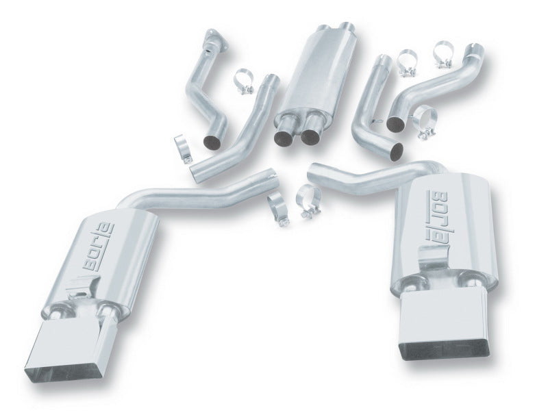 Borla 92-96 Chevrolet Corvette Hatchback/Conv 5.7L 8cyl 4/6 Spd Touring SS Catback Exhaust - DTX Performance