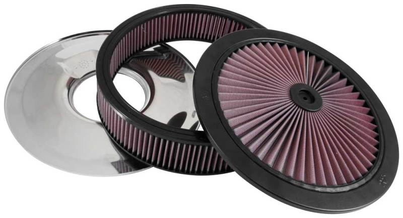 K&N X-Stream Top Assembly 14in OD 5.125in Neck Flange 4.62in H w/Vent - DTX Performance