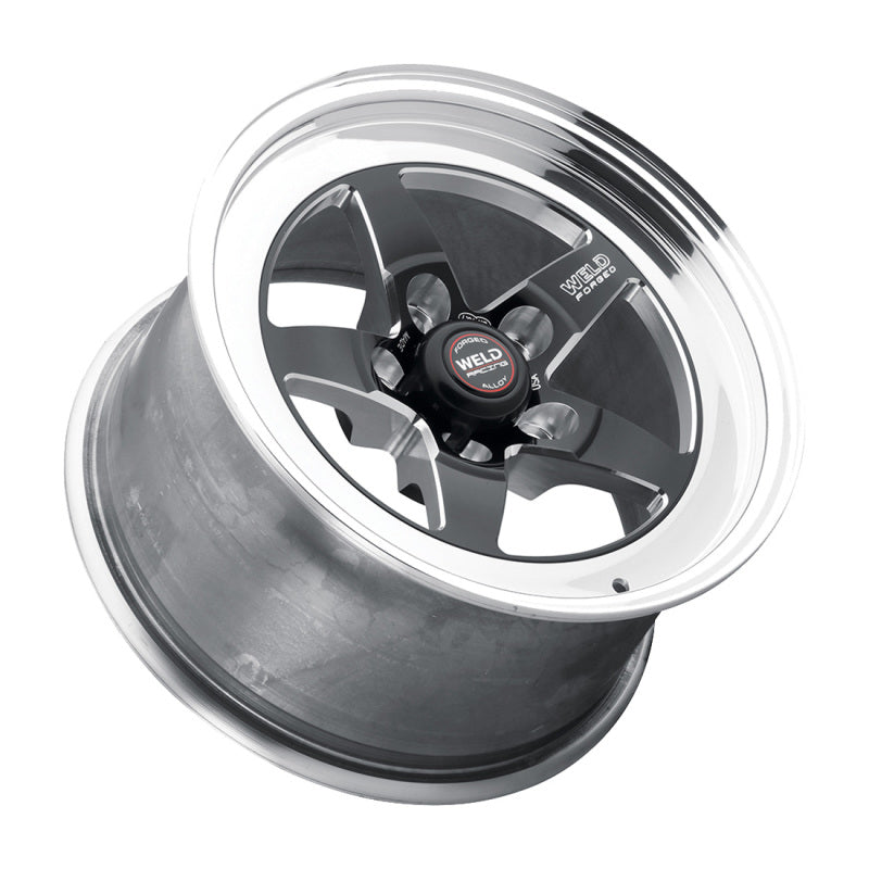 Weld S71 15x11.33 / 5x4.75 BP / 5.5in. BS Black Wheel (Medium Pad) - Non-Beadlock - DTX Performance