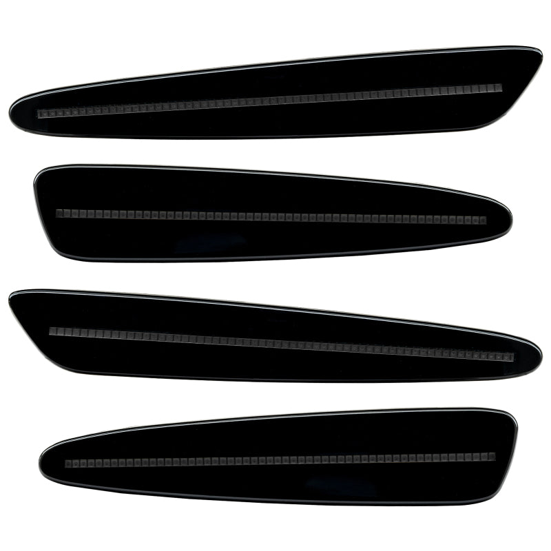 Oracle 05-13 Chevrolet Corvette C6 Concept Sidemarker Set - Tinted - Black (GBA) - DTX Performance