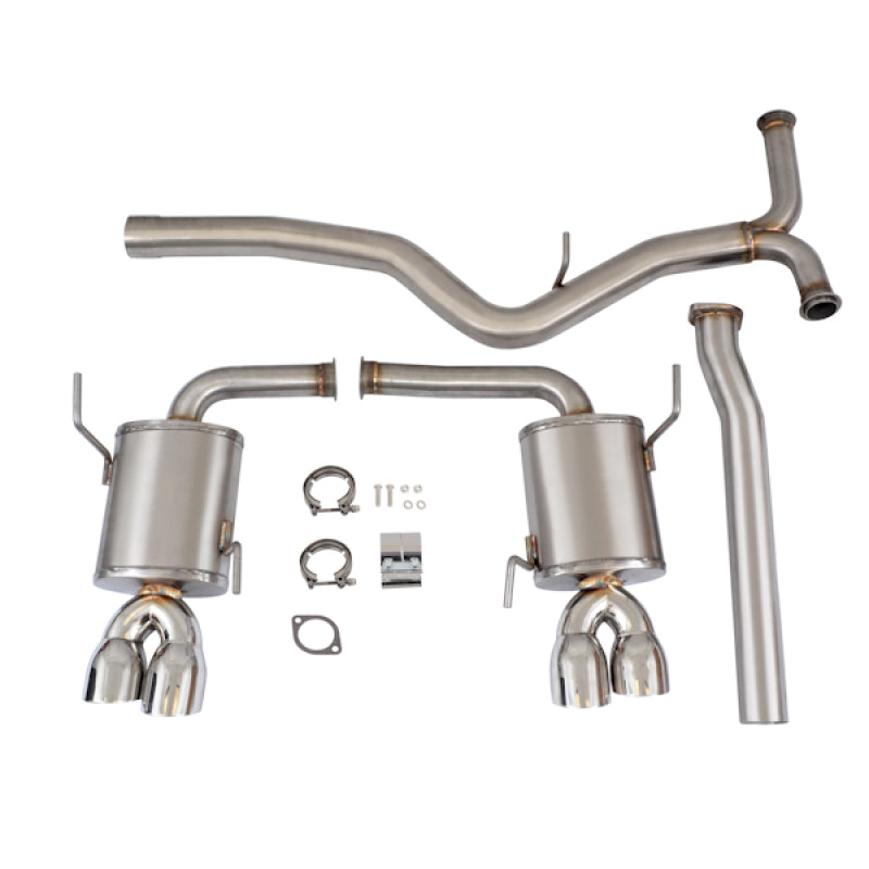 Mishimoto 2015 Subaru WRX 3in Stainless Steel Cat-Back Exhaust - DTX Performance