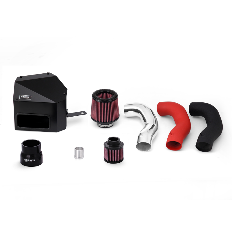 Mishimoto 15-16 VW Golf/GTI 1.8L/2.0L Performance Air Intake Kit - Wrinkle Red - DTX Performance