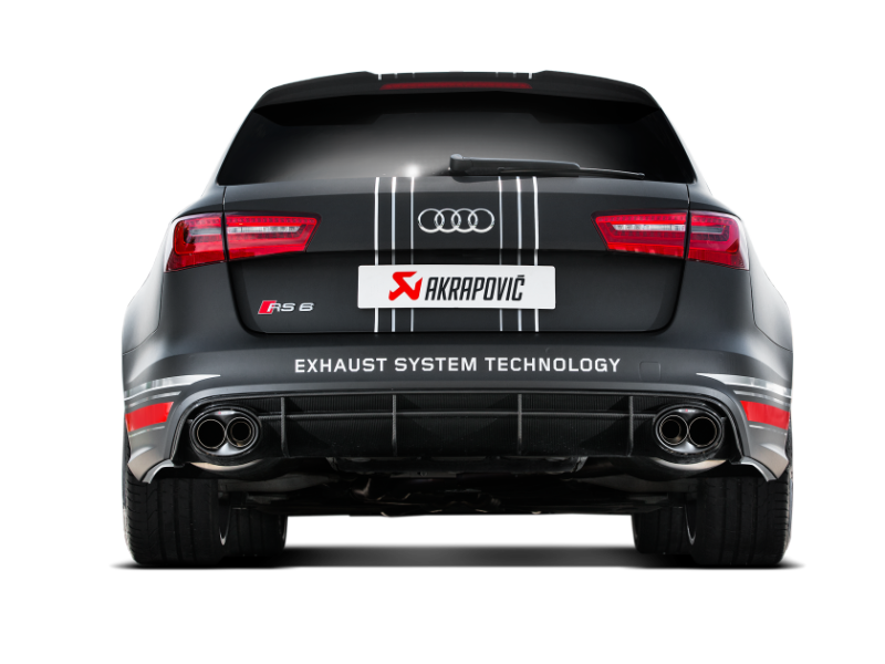 Akrapovic 14-17 Audi RS6 Avant (C7) Evolution Line Cat Back (Titanium) w/ Carbon Tips - DTX Performance