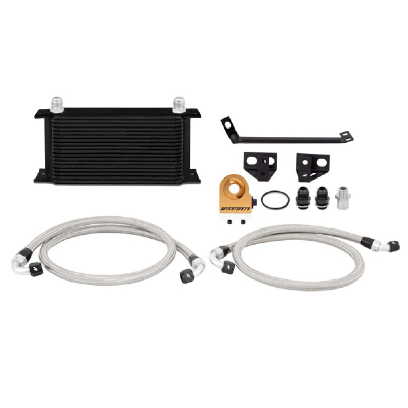 Mishimoto 15 Ford Mustang EcoBoost Non-Thermostatic Oil Cooler Kit - Silver - DTX Performance