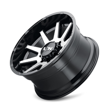 Load image into Gallery viewer, ION Type 143 20x9 / 8x165.1 BP / 0mm Offset / 125.2mm Hub Black/Machined Wheel - DTX Performance