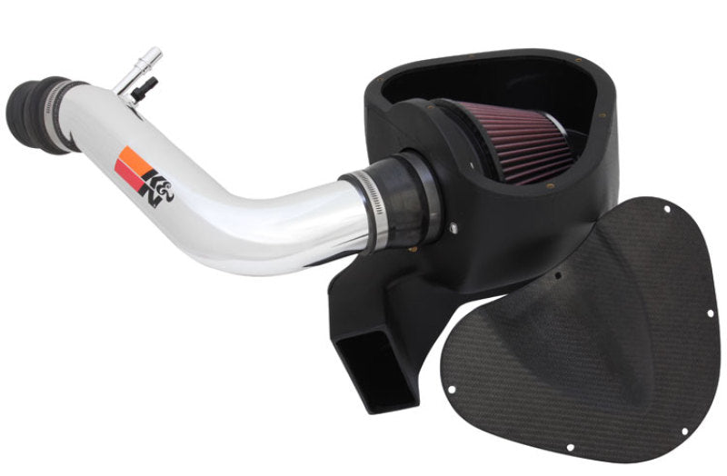 K&N 11-12 Ford Mustang 3.7L V6 Typhoon Cold Air Intake - DTX Performance