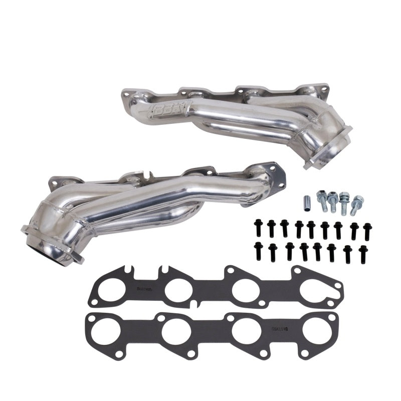 BBK 05-15 Dodge Challenger Charger 5.7 Hemi Shorty Tuned Length Exhaust Headers 1-3/4 Silver Ceramic - DTX Performance