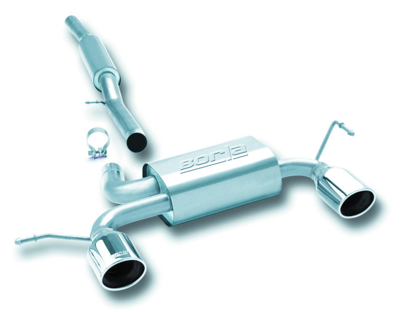 Borla 01-06 Audi TT Quattro 1.8T 225HP MT AWD 2dr Single Split Rear Exit SS Catback Exhaust - DTX Performance