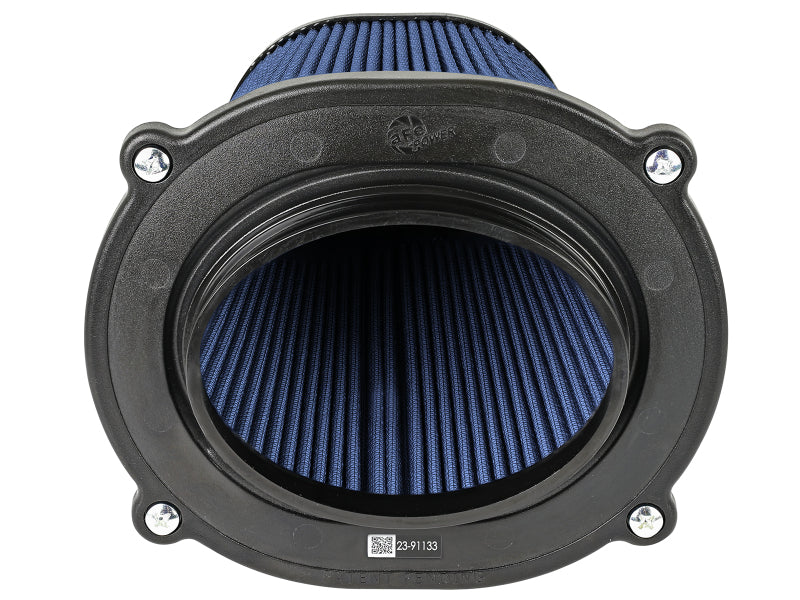 aFe Quantum Pro-5 R Air Filter Inverted Top - 5.5inx4.25in Flange x 9in Height - Oiled P5R - DTX Performance