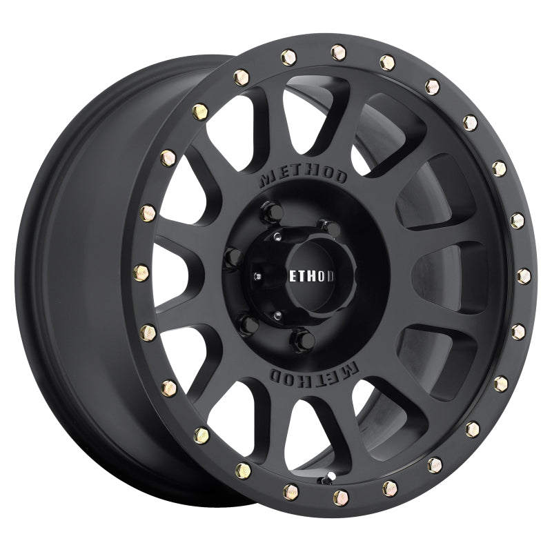 Method MR305 NV 18x9 +18mm Offset 6x135 94mm CB Matte Black Wheel - DTX Performance