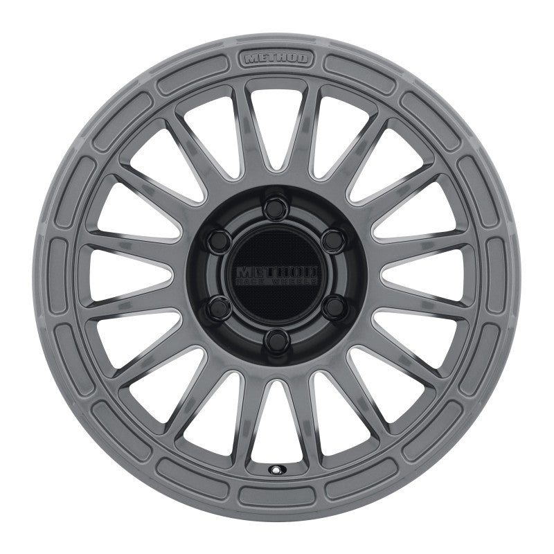 Method MR314 17x7.5 +24mm Offset 6x4.5 66.1mm CB Gloss Titanium Wheel - DTX Performance