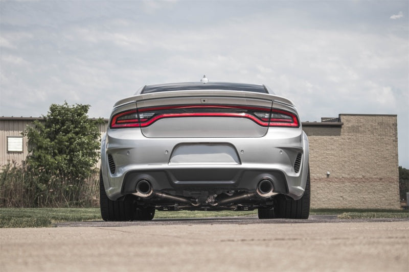 Corsa 15-21 Charger SRT/Hellcat/Redeye 2.75in Valved Catback Dual Rear Exit w/ Single 4.5in Pol Tips - DTX Performance