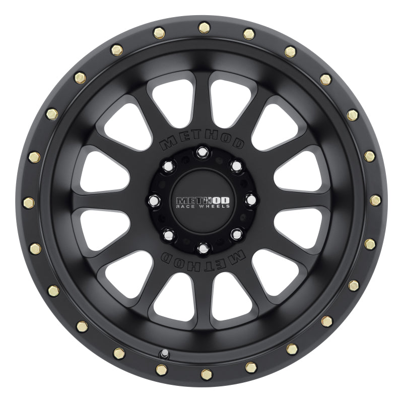 Method MR605 NV 20x9 -12mm Offset 8x6.5 121.3mm CB Matte Black Wheel - DTX Performance