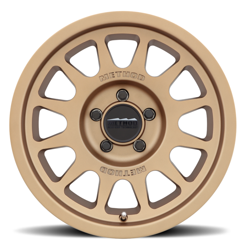 Method MR703 17x8.5 +35mm Offset 5x150 110.5mm CB Method Bronze Wheel - DTX Performance