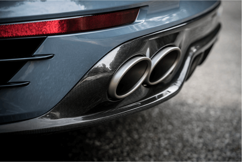 Akrapovic 16-17 Porsche 911 Turbo/Turbo S (991.2) Rear Carbon Fiber Diffuser - High Gloss - DTX Performance