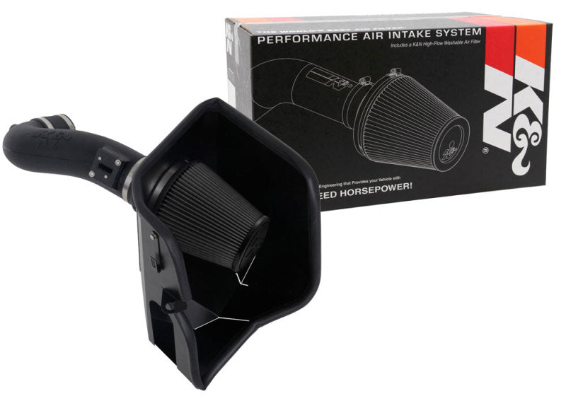 K&N 2019+ Chevrolet Silverado 1500 V8 6.2L Performance Air Intake System - DTX Performance