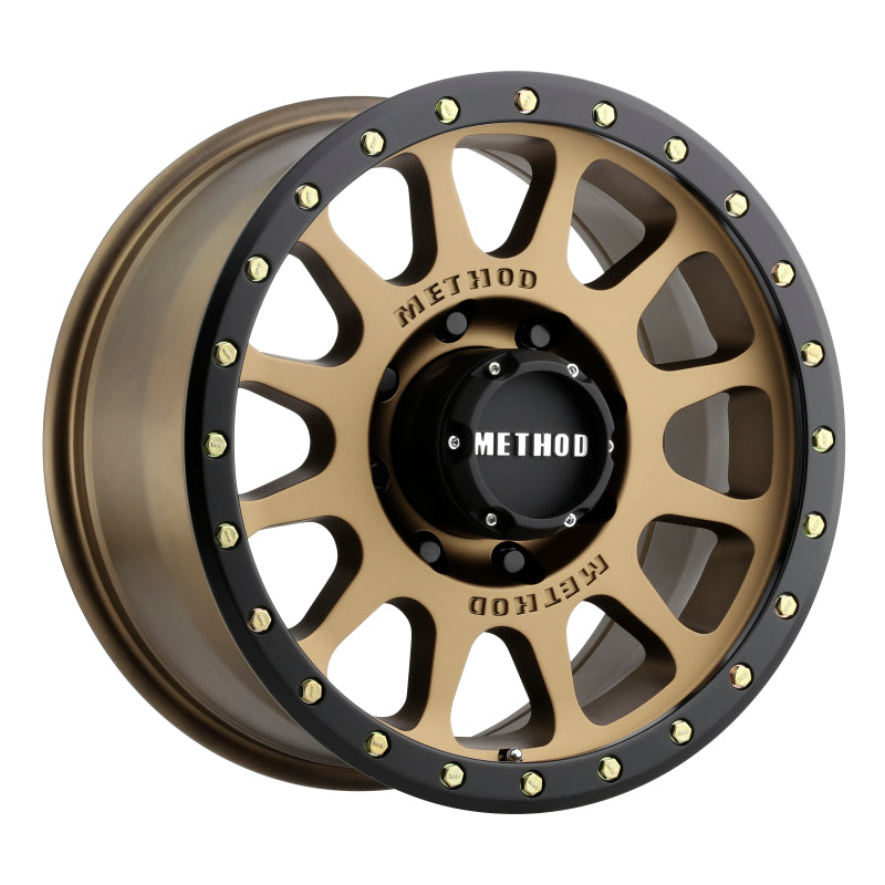 Method MR305 NV 20x9 +18mm Offset 8x6.5 130.81mm CB Method Bronze/Black Street Loc Wheel - DTX Performance