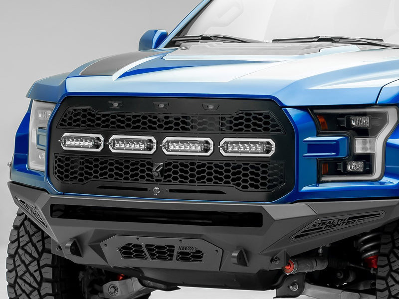 aFe 17-20 Ford Raptor w/ FFC Scorpion Grill w/ LEDs - DTX Performance