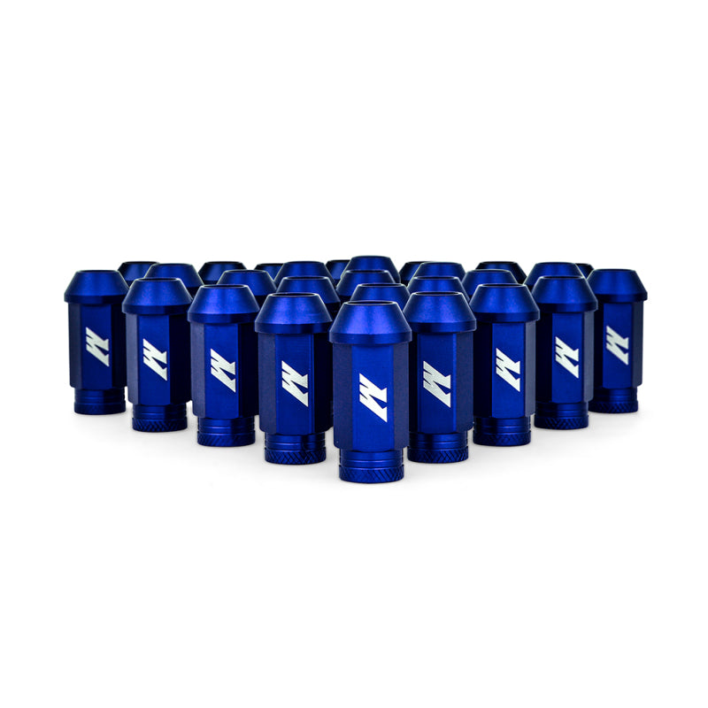 Mishimoto Aluminum Locking Lug Nuts M12x1.5 - 27pc Set - Blue - DTX Performance