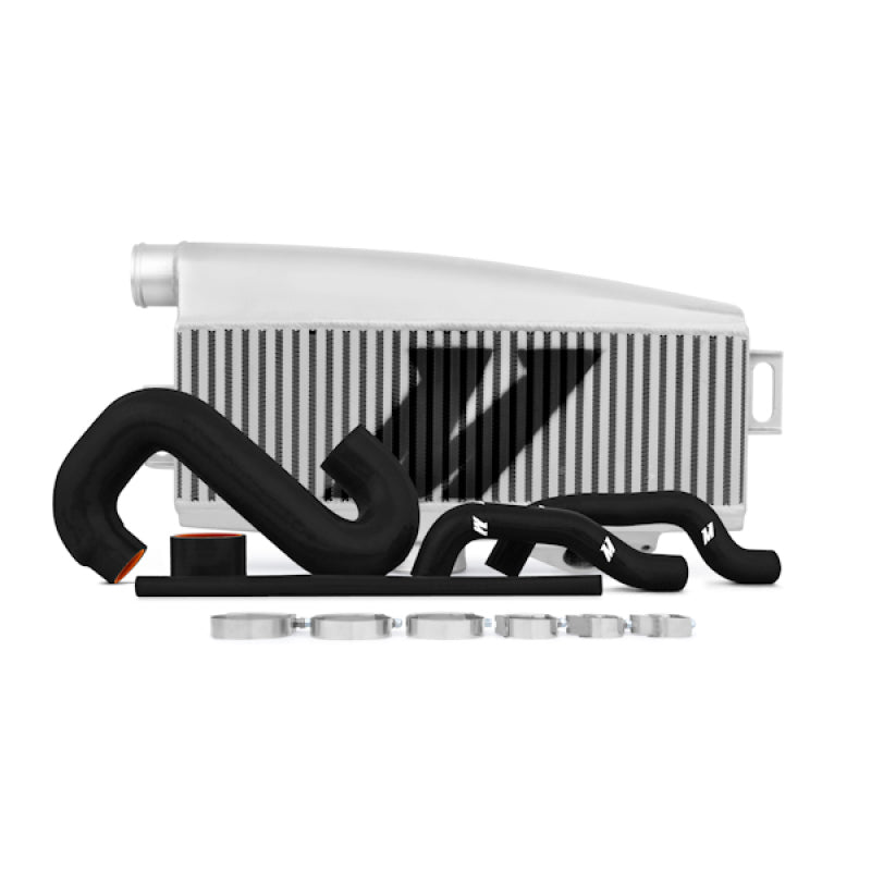 Mishimoto Subaru 02-07 WRX/04-07 STi Top-Mount Intercooler Kit - Powder Coated Silver & Black Hoses - DTX Performance