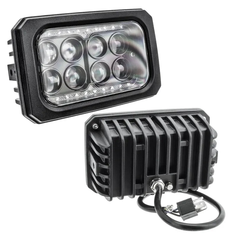 Oracle 4x6 40W Replacement LED Headlight - Black - DTX Performance